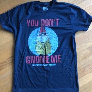 Gnome t shirt from International Spy Museum in DC